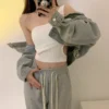 含胸墊🔥小性感曲線鏤空設計小吊帶背心