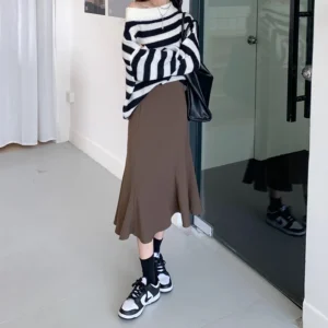 飄逸魚尾半身裙