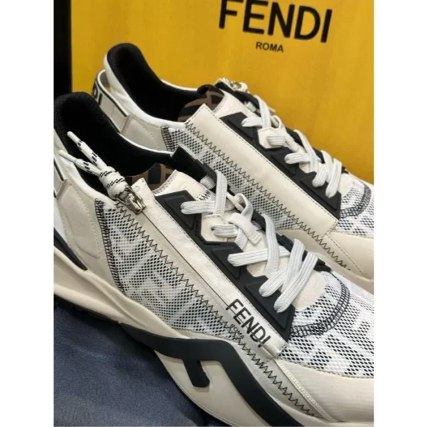 Fendi 小牛皮 Flow 運動鞋
