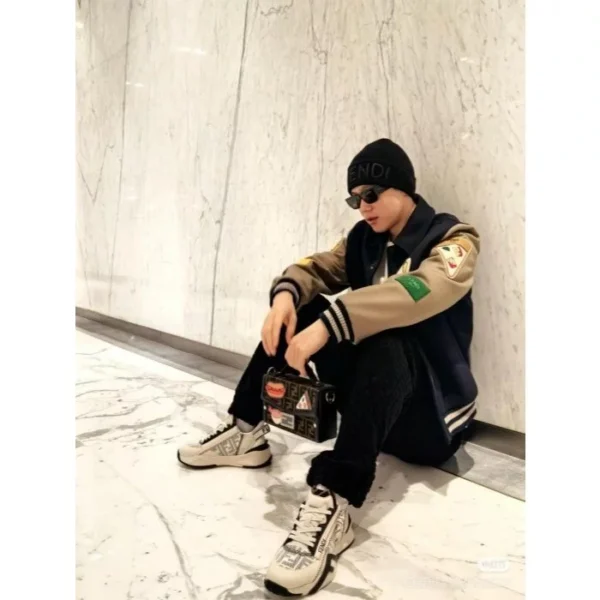 Fendi 小牛皮 Flow 運動鞋
