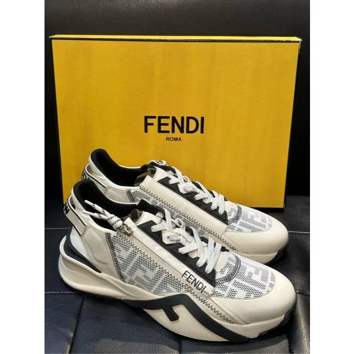 Fendi 小牛皮 Flow 運動鞋